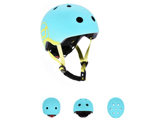 Scoot & Ride Kask Ochronny XXS-S dla dzieci 1-5 lat Blueberry - 580277 - zdjęcie 3